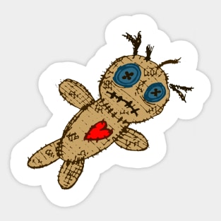 voodoo doll Sticker